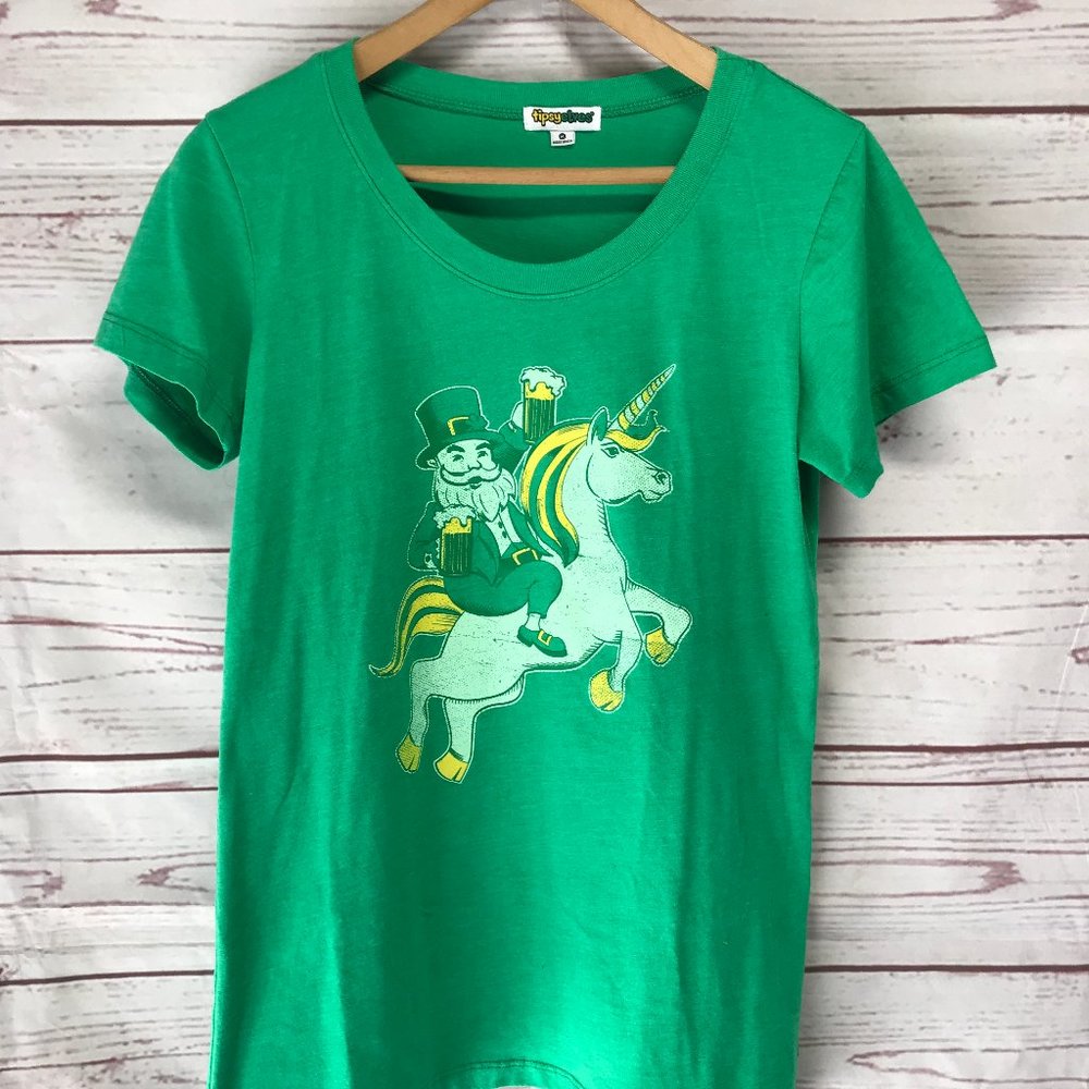 Tipsy Elves St Patricks Day Unicorn T-shirt